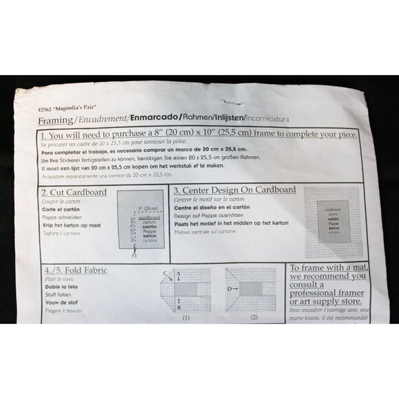 3 Pc Bucilla Magnolia's Pair Embroidery Flower Spring Linen Unfinished Fabric - Picture 15 of 16